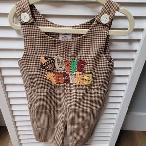 Thanksgiving toddler outfit NWOT